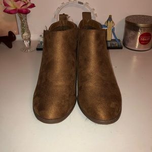 Women's Tan Booties